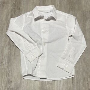 Calvin Klein Boy’s White Shirt Size 5